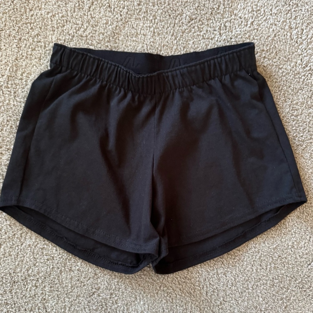 VASITY SPIRIT • Women’s Black Elastic Fold-Down Waistband for Cheer Size- Small